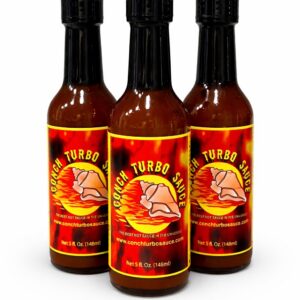 Conch Turbo Sauce 3 pack of our Original Sauce