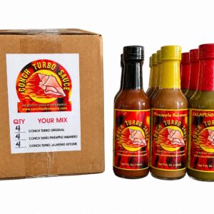 Variety Pack Case of 12 / 5 oz bottles (4 of each Recipe) 4 Original,  4 Jalapenos Key Lime,  4 Pineapple Habanero